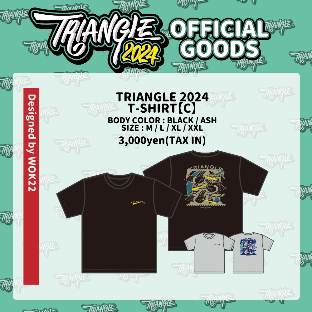 TRIANGLE 2024 T-SHIRT【C】