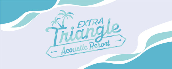 TRIANGLE EXTRA Acoustic Resort OFFICIAL FACE TOWEL Designed by DAZZLE creative arts