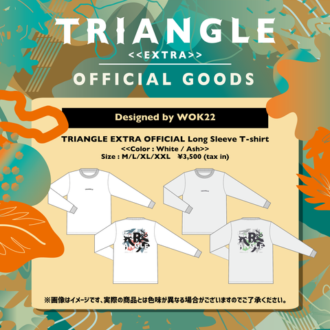 TRIANGLE EXTRA Long Sleeve T-shirts　Designed by WOK22