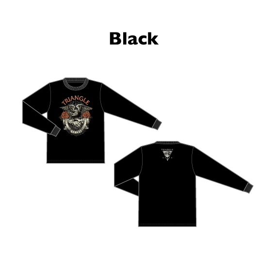 TRIANGLE EXTRA Long Sleeve T-shirts　Designed by MANTALOW(SOWLKVE)