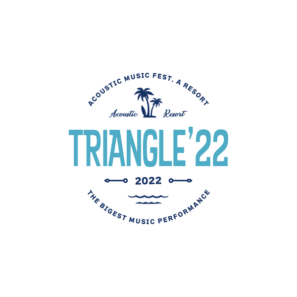 TRIANGLE’22 Acoustic Resort「MARU LOGO T-SHIRTS」Designed by DAZZLE creative arts